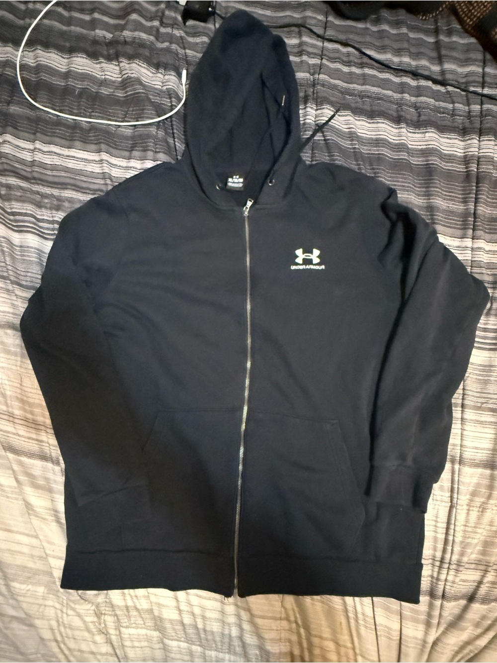 Under Armour Men’s Black Full-Zip Hoodie Jacket